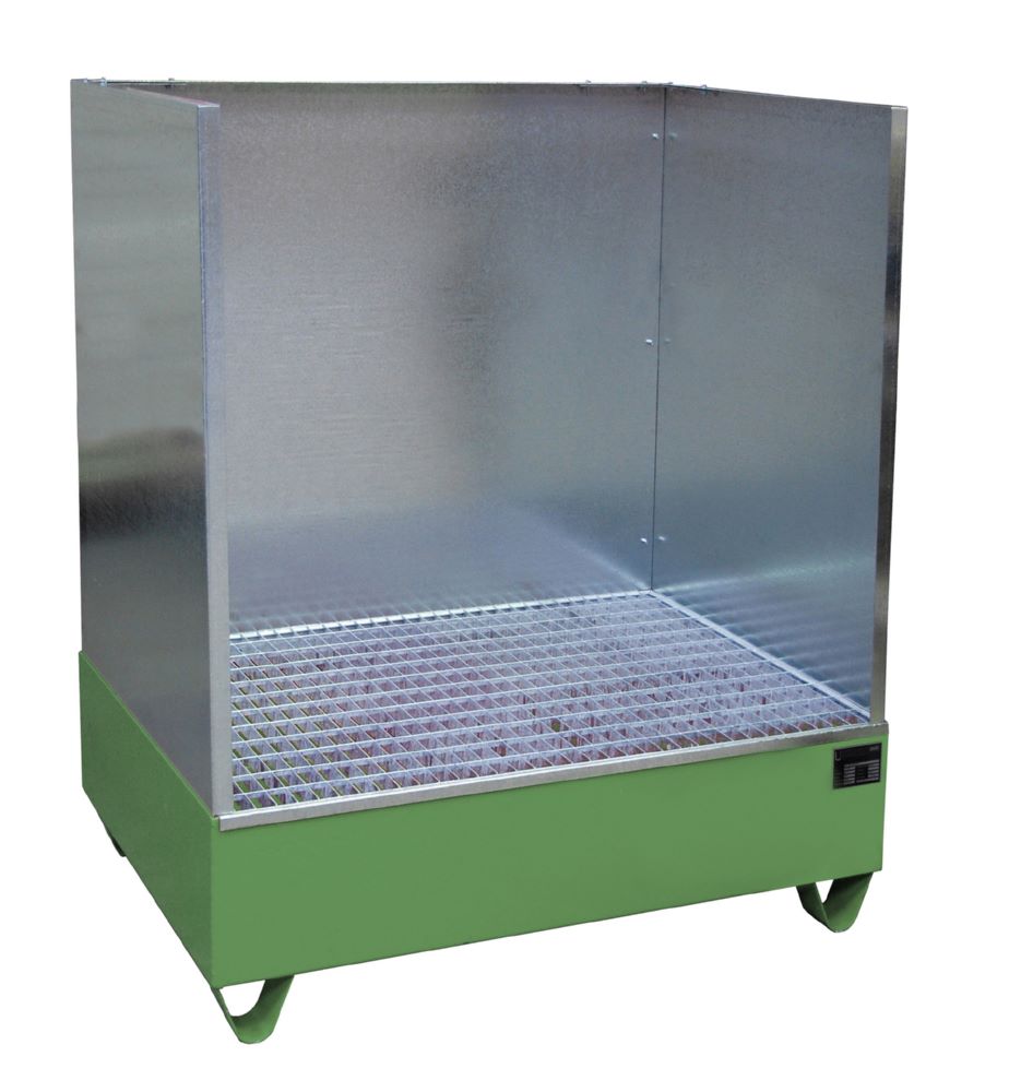 Produktbild Bauer Südlohn Auffangwanne 2018/SW lackiert Resedagrün Breite 1220 mm