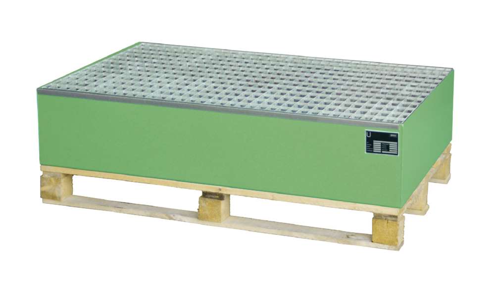 Produktbild Bauer Auffangwanne 2010 1200 x 260 x 800 mm resedagrün