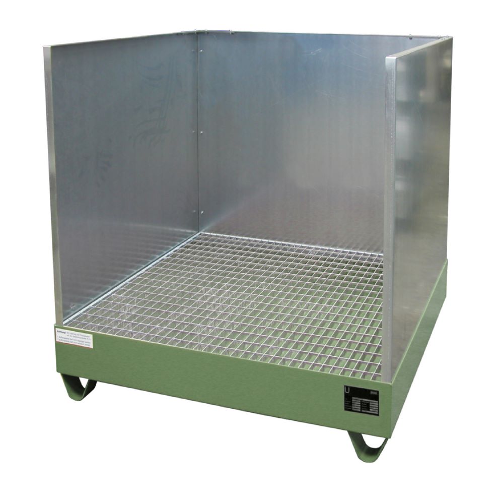 Produktbild Bauer Südlohn Auffangwanne 2032/SW lackiert Resedagrün B 1220 x H 1285 mm