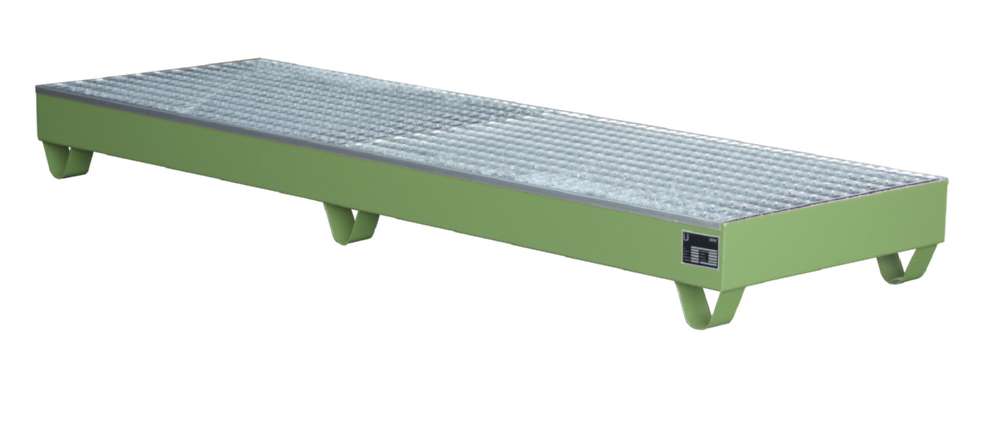 Produktbild Bauer Auffangwanne 2042 2400 x 250 x 800 mm resedagrün
