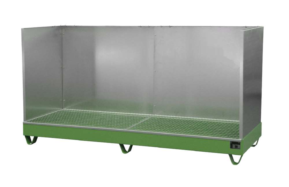 Produktbild Bauer Auffangwanne 2042 2400 x 250 x 800 mm resedagrün bild 3