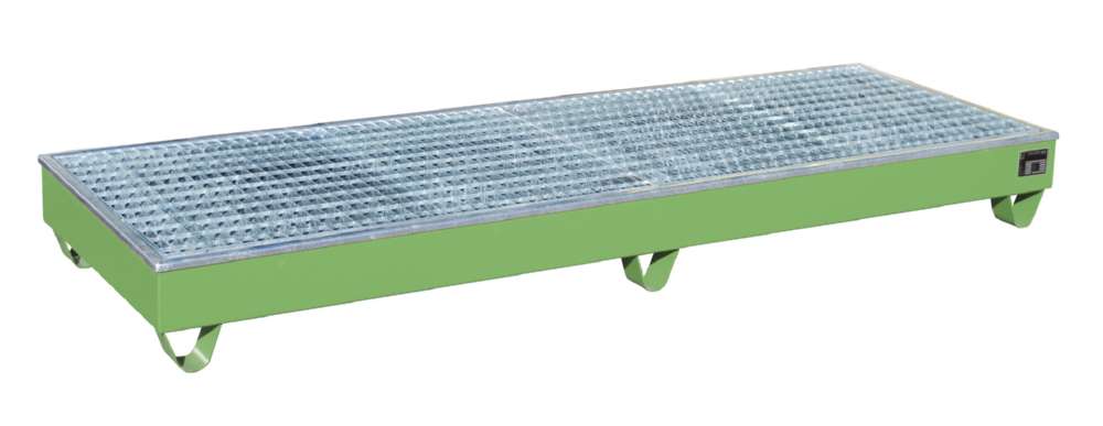 Produktbild Bauer Auffangwanne AW 4 BPE 2415 x 255 x 815 mm resedagrün