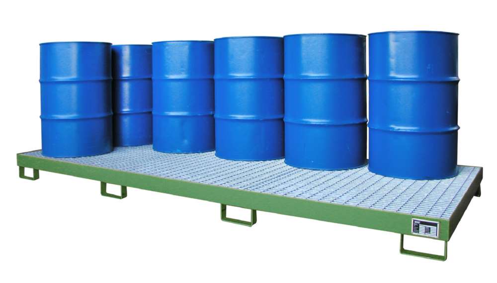 Produktbild Bauer Auffangwanne AW 10 3250 x 195 x 1300 mm resedagrün