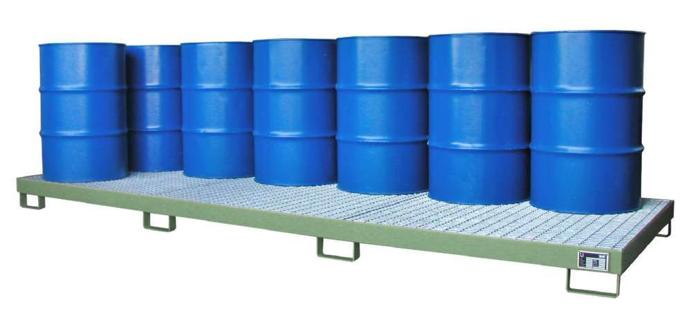 Produktbild Bauer Auffangwanne AW 12 3850 x 200 x 1300 mm resedagrün