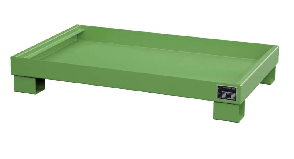 Produktbild Bauer Auffangwanne AW 603 1300 x 205 x 800 mm resedagrün