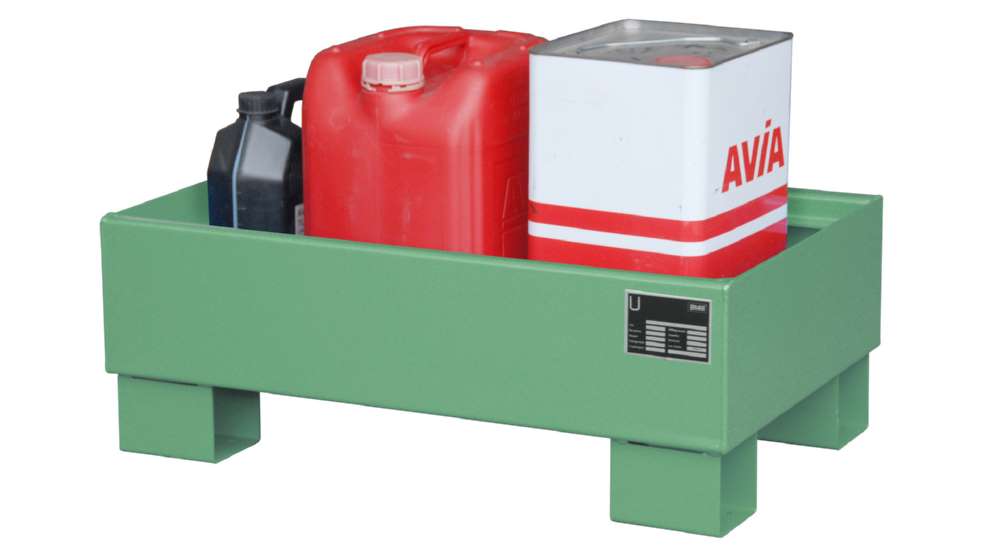 Produktbild Bauer Auffangwanne AW 601 800 x 290 x 500 mm resedagrün bild 2