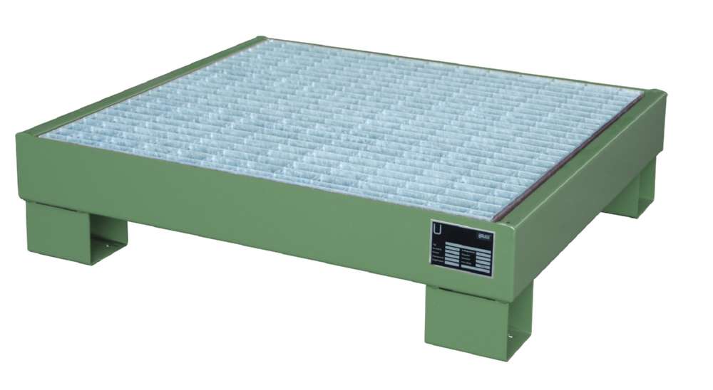 Produktbild Bauer Auffangwanne AW 602M 900 x 220 x 800 mm resedagrün