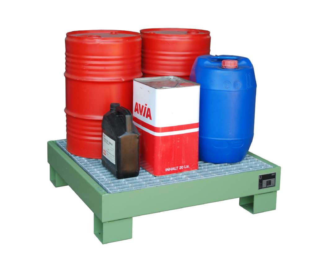 Produktbild Bauer Auffangwanne AW 602M 900 x 220 x 800 mm resedagrün bild 2