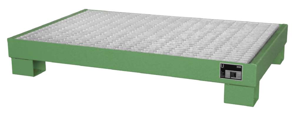 Produktbild Bauer Auffangwanne AW 603M 1300 x 205 x 800 mm resedagrün