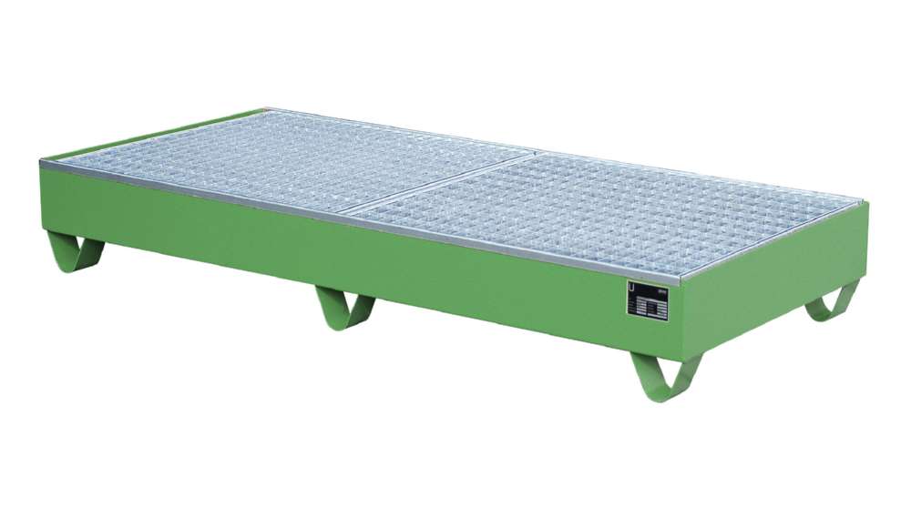 Produktbild Bauer Auffangwanne 2050 1800 x 275 x 800 mm lackiert Resedagrün