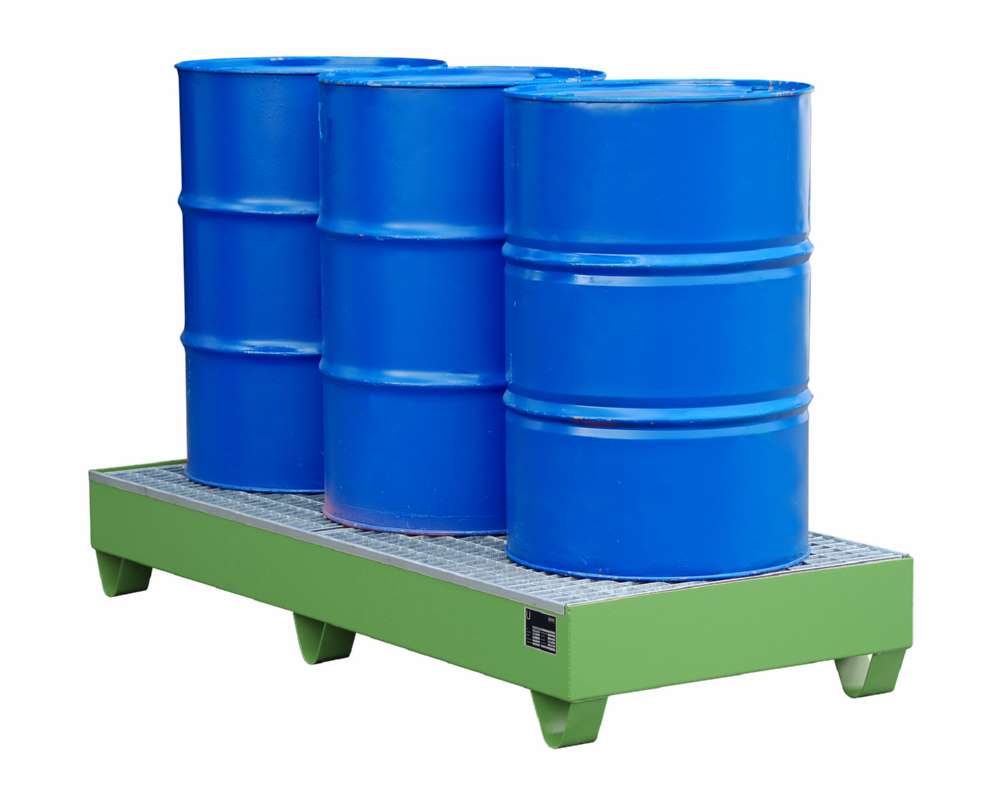 Produktbild Bauer Auffangwanne 2050 1800 x 275 x 800 mm lackiert Resedagrün bild 2