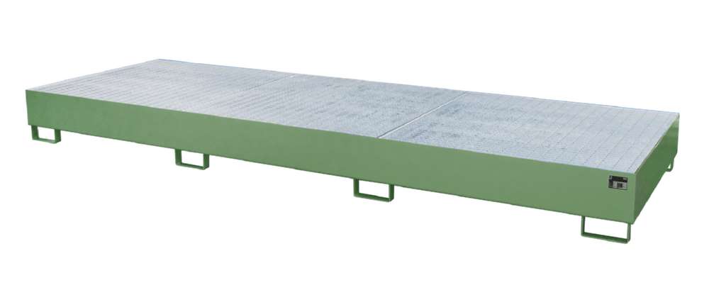 Produktbild Bauer Auffangwanne AW 1000 3 3850 x 340 x 1300 mm resedagrün bild 1