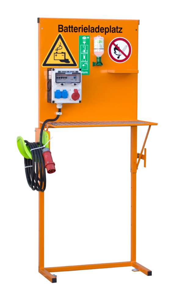 Produktbild Bauer Batterieladeplatz BL 2 lackiert gelborange