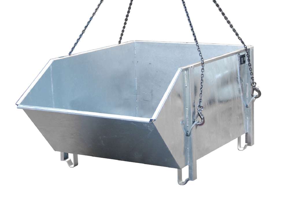 Produktbild Bauer Baustoffbehälter BBG 100 feuerverzinkt bild 2