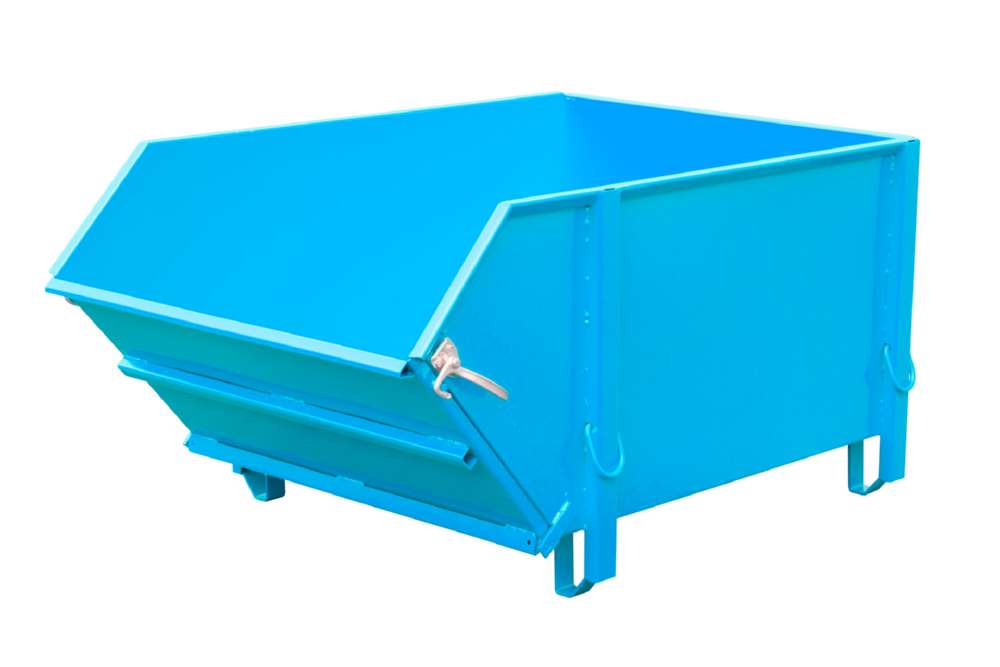 Produktbild Bauer Baustoffbehälter BBK 100 lackiert in der Farbe Lichtblau bild 2