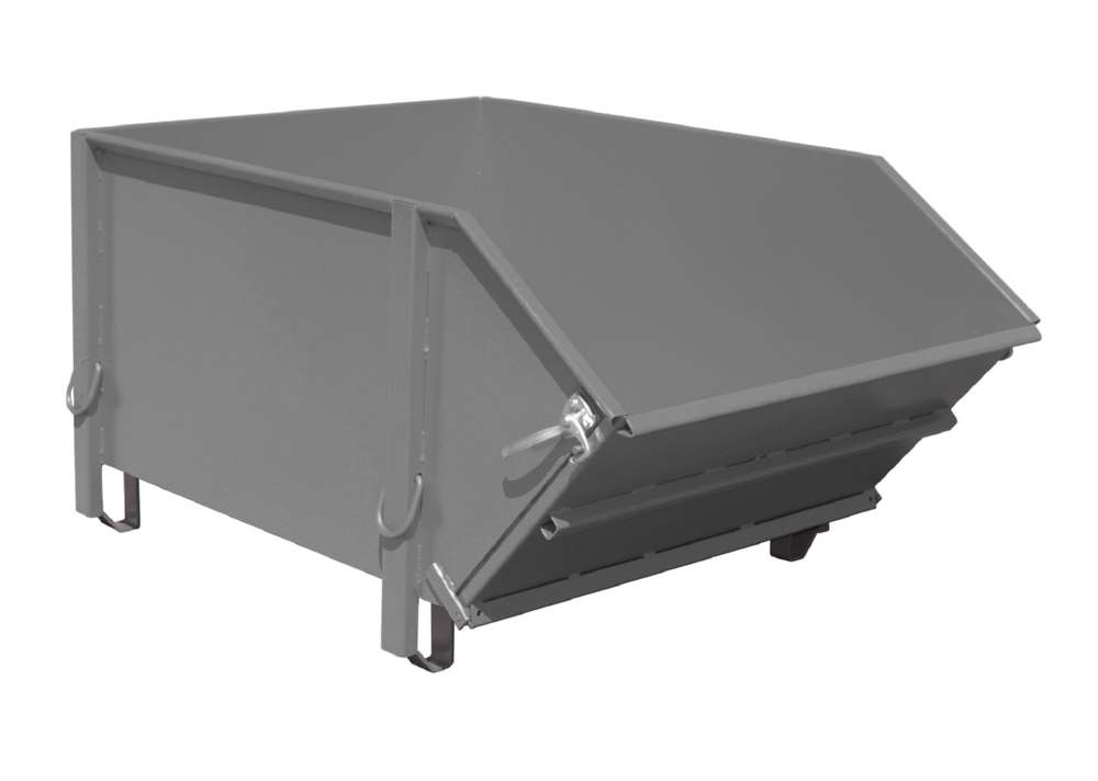 Produktbild Bauer Baustoffbehälter BBK 100 lackiert in der Farbe Mausgrau