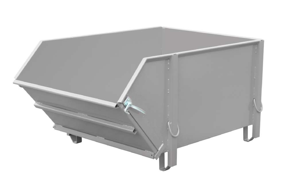 Produktbild Bauer Baustoffbehälter BBK 100 lackiert in der Farbe Mausgrau bild 2