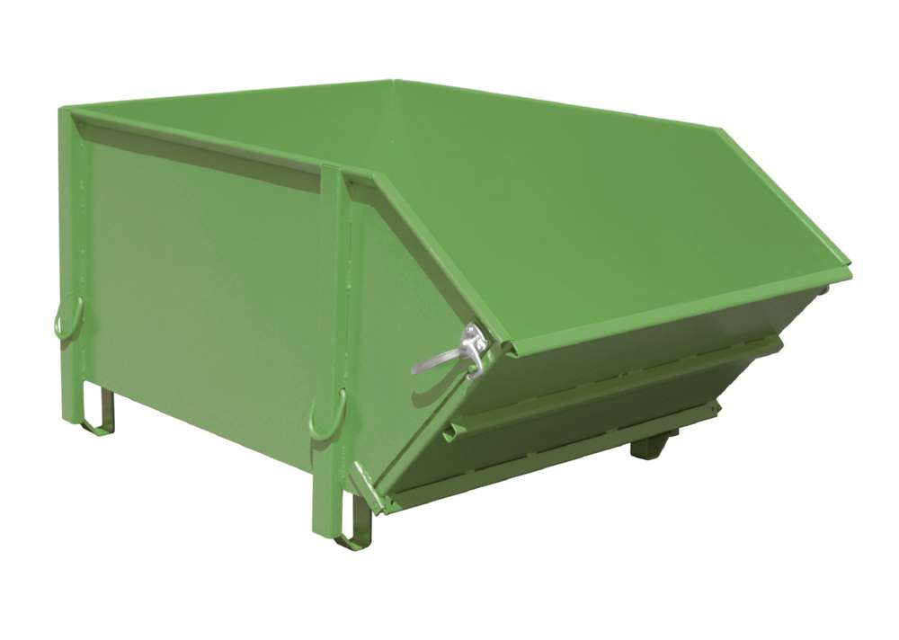 Produktbild Bauer Baustoffbehälter BBK 100 lackiert in der Farbe Resedagrün