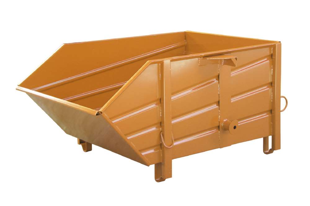 Produktbild Bauer Baustoffbehälter BBP 100 lackiert in der Farbe Gelborange bild 2