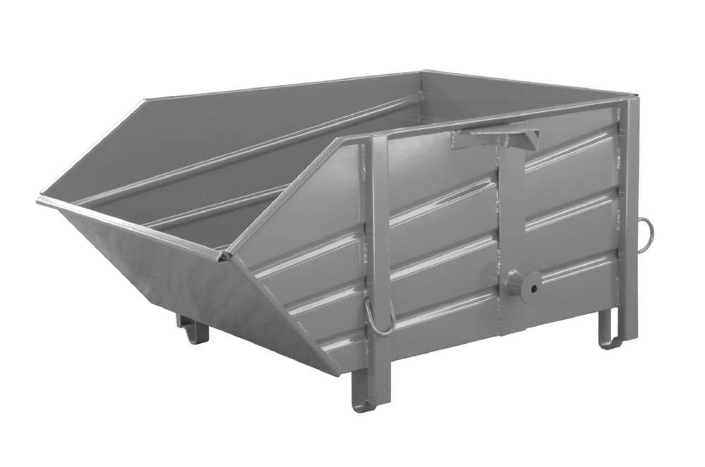 Produktbild Bauer Baustoffbehälter BBP 100 lackiert in der Farbe Mausgrau bild 2