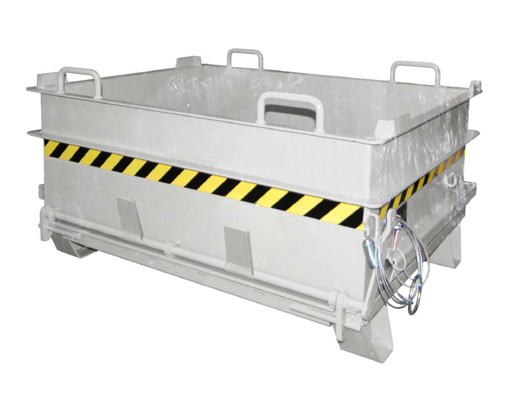 Produktbild Bauer Baustoffcontainer BC 500 Steinklammer - Entriegelung feuerverzinkt