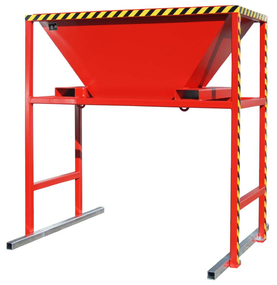 Produktbild Bauer Befülltrichter BTM Mobil einsetzbar lackiert feuerrot bild 2