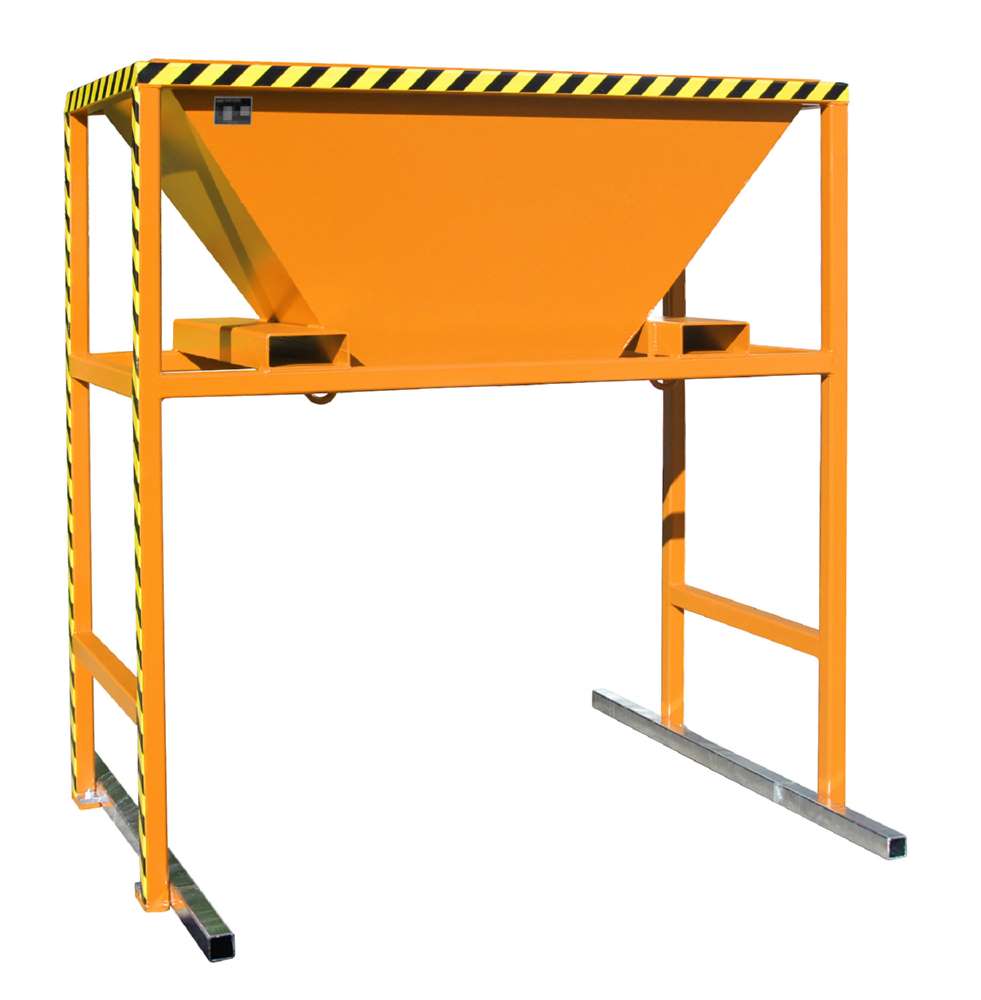 Produktbild Bauer Befülltrichter BTM Unterfahrhöhe 1190 mm lackiert gelborange