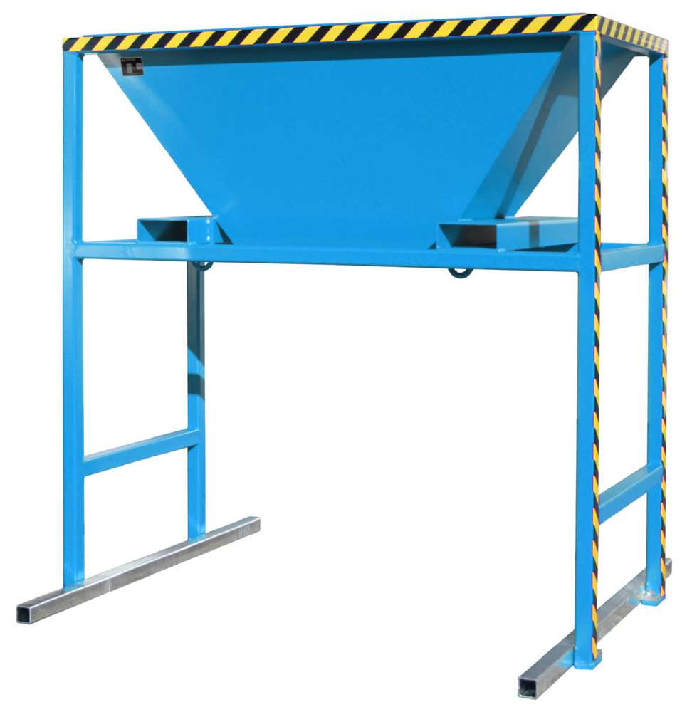 Produktbild Bauer Befülltrichter BTM mit Schüttgütern lackiert lichtblau