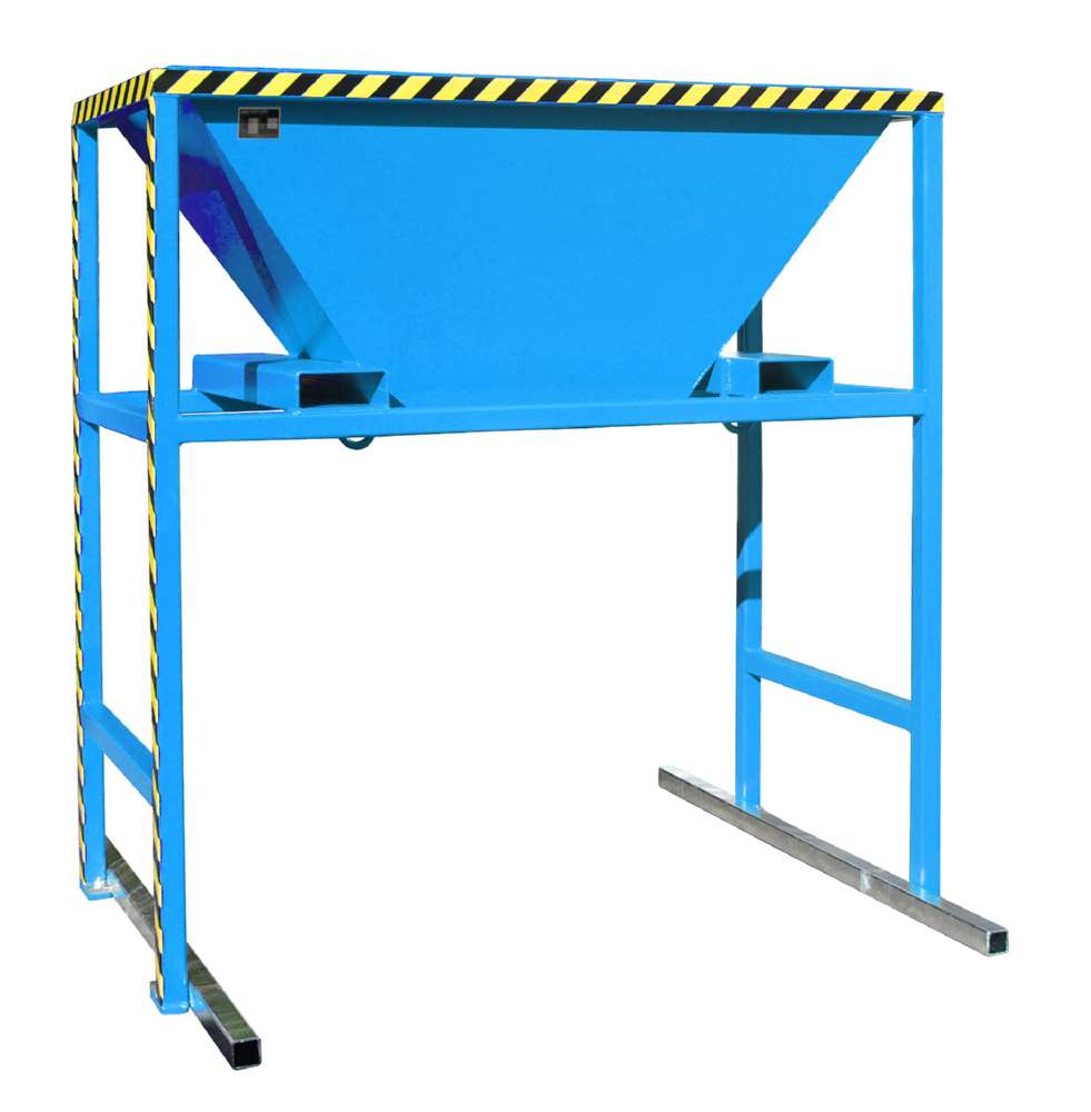 Produktbild Bauer Befülltrichter BTM mit Schüttgütern lackiert lichtblau bild 2