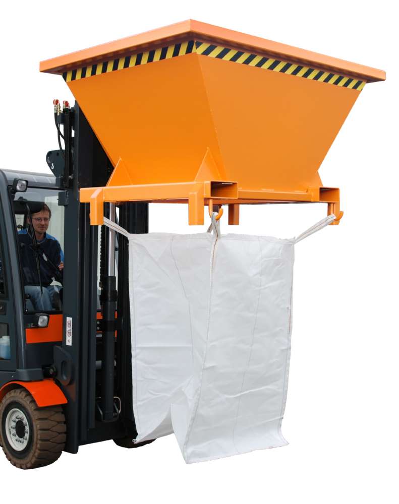 Produktbild Bauer Befülltrichter SBT von Big-Bags lackiert gelborange bild 2