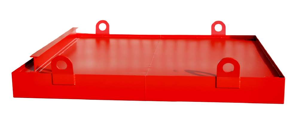 Produktbild Bauer Containerwanne CW 2 Auffangwanne 2030 x 560 x 2800 mm feuerrot