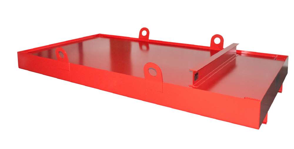 Produktbild Bauer Containerwanne CW 3 Auffangwanne 2030 x 560 x 3300 mm feuerrot