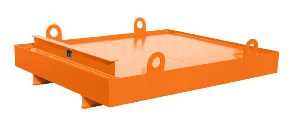 Produktbild Bauer Containerwanne CW1 Auffangwanne 2030 x 560 x 2300 mm gelborange