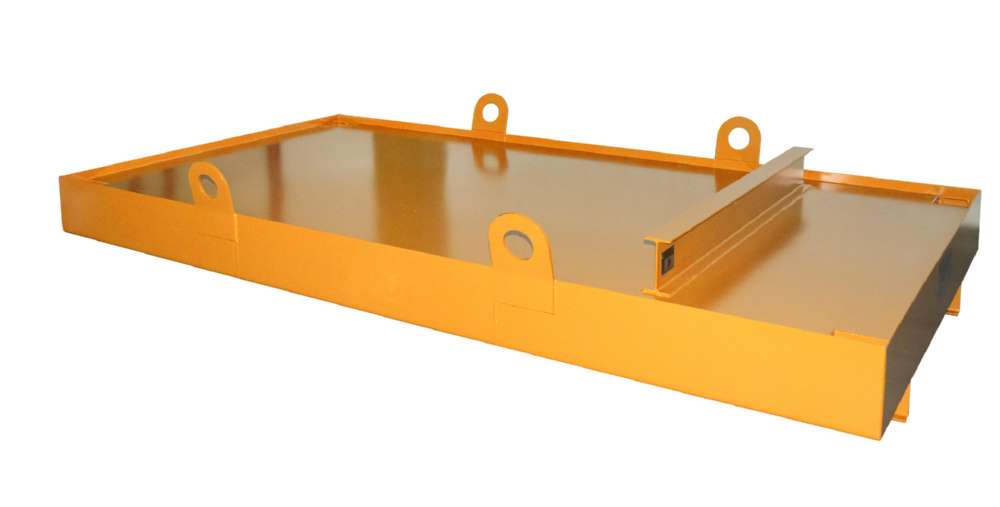 Produktbild Bauer Containerwanne CW 3 Auffangwanne 2030 x 560 x 3300 mm gelborange