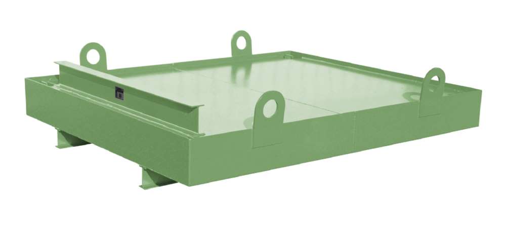 Produktbild Bauer Containerwanne CW 1 Auffangwanne 2030 x 560 x 2300 mm resedagrün