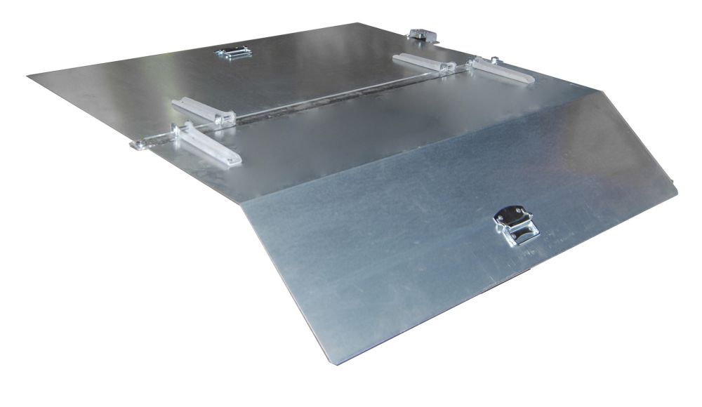 Produktbild Bauer Deckel für Kippbehälte verzinkt Länge 1300 mm