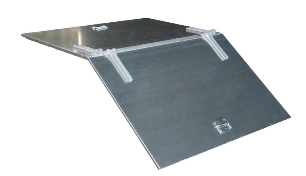 Produktbild Bauer Deckel Typ KW SKW KK SKK 400 verzinkt 720x405x1240mm bild 2