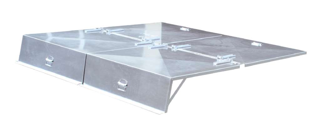 Produktbild Bauer Deckel 4 teilig Typ BKC 400 verzinkt 2105x330x2010mm