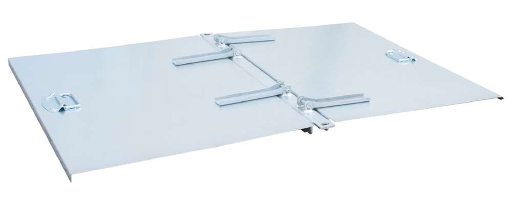 Produktbild Bauer Deckel 2 teilig Typ AK 50 verzinkt 855x70x1330mm