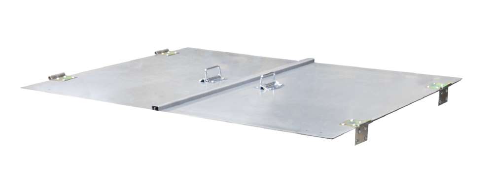 Produktbild Bauer Deckel 2 teilig Typ UC 500-1000 verzinkt 990x90x1230mm