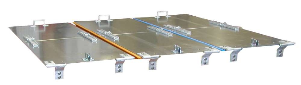 Produktbild Bauer Deckel 2 teilig Typ Trio 525x125x1690mm verzinkt