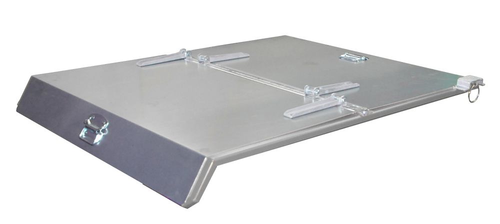 Produktbild Bauer Deckel für Kippbehälter verzinkt Breite 1105 mm