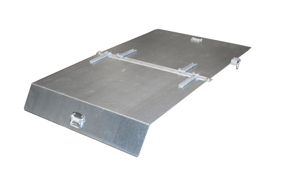 Produktbild Bauer Deckel für Kippbehälter zum aufklappen verzinkt