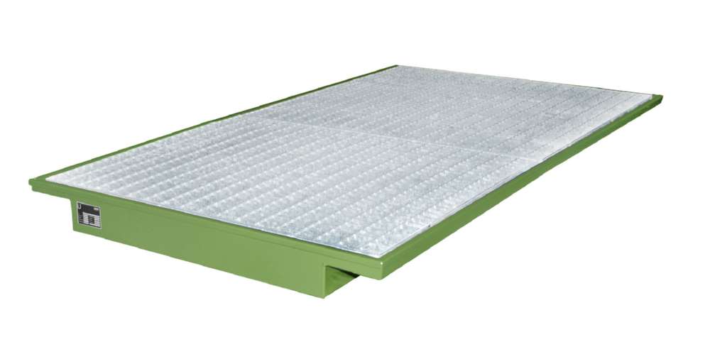 Produktbild Bauer Einhängewanne EHW 2200 resedagrün 2150 x 140 x 1250 mm