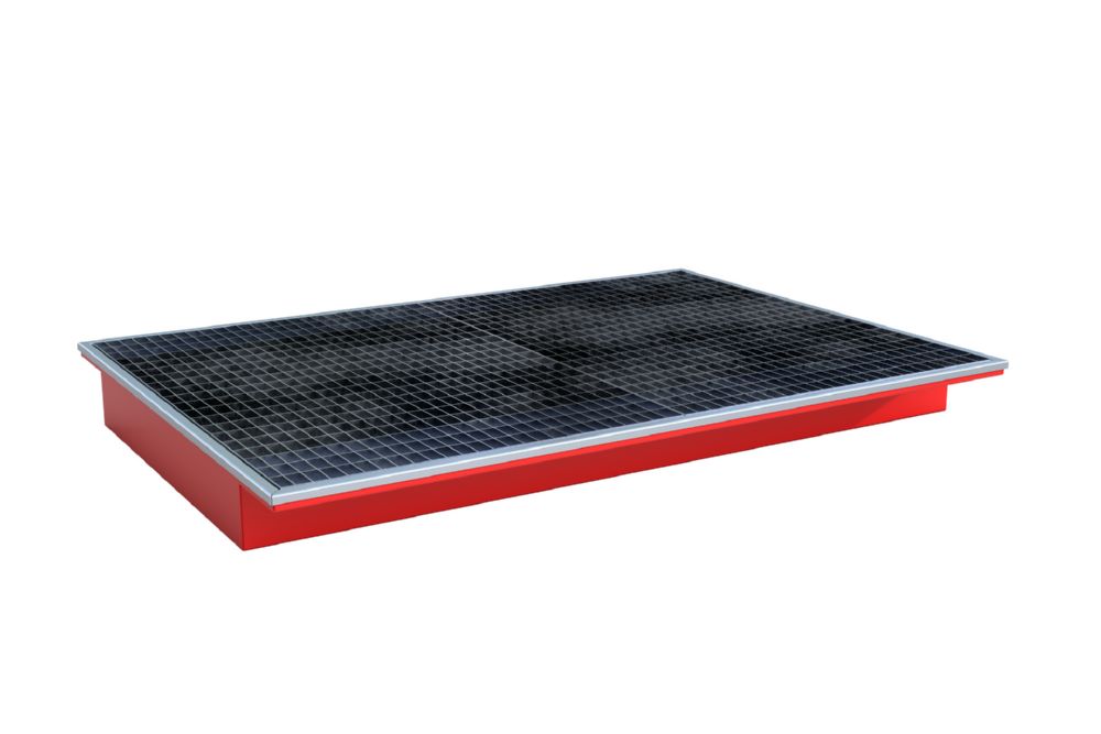 Produktbild Bauer Südlohn Einhängewanne mit PE-Einsatz EHW 1800 PE lackiert Feuerrot bild 2