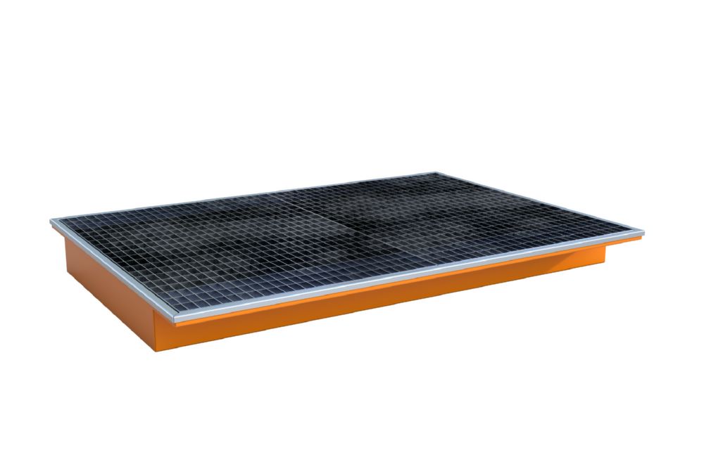 Produktbild Bauer Südlohn Einhängewanne PE-Einsatz EHW 1800 PE lackiert Gelborange Tragfähigkeit 1000 kg