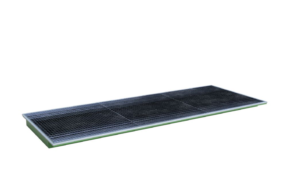 Produktbild Bauer Südlohn Einhängewanne PE-Einsatz EHW 3300 PE lackiert Resedagrün Höhe 115 mm bild 2