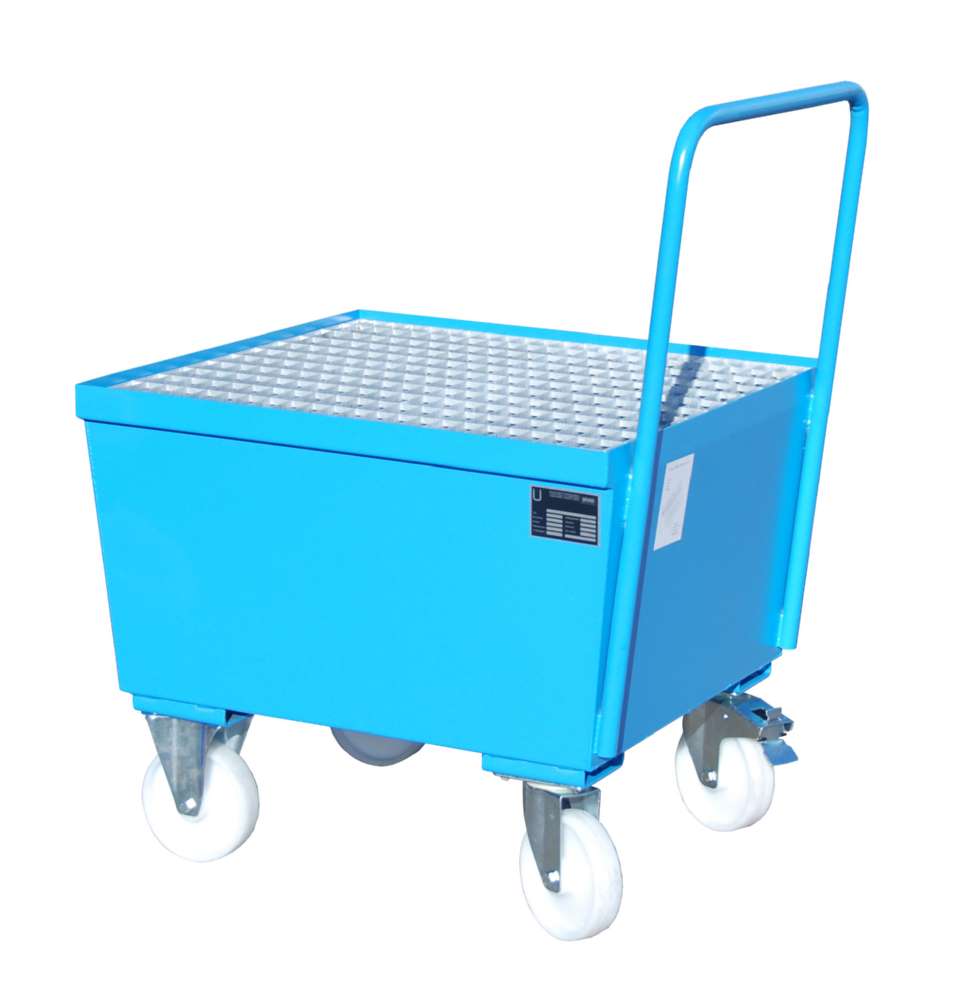 Produktbild Bauer Fahrbare Auffangwanne AWF1 800 x 695 x 800 mm lackiert lichtblau