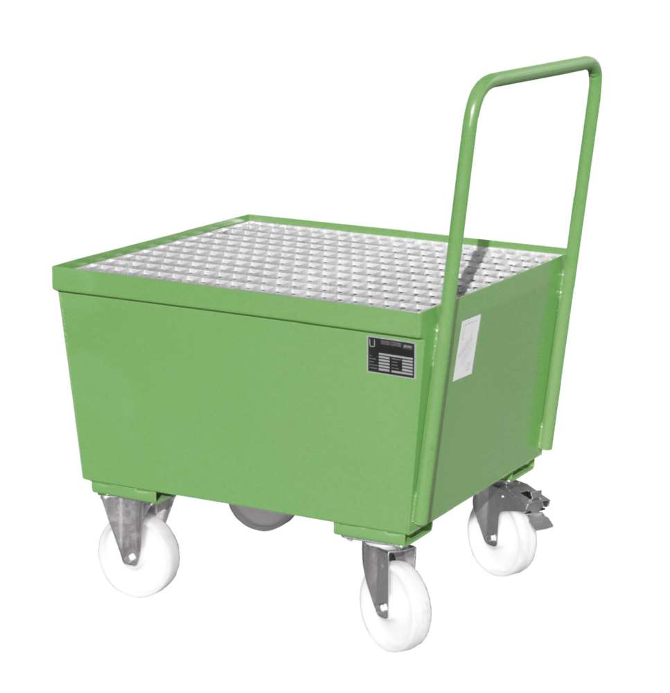 Produktbild Bauer Fahrbare Auffangwanne AWF1 800 x 695 x 800 mm lackiert resedagrün