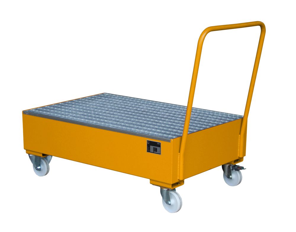 Produktbild Bauer Fahrbare Auffangwanne 2020 lackiert Gelborange